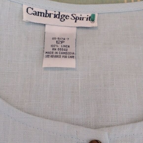 Cambridge Spirit Linen Dress and BONUS - Picture 9 of 16